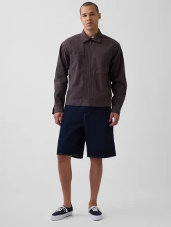 10.5" Baggy Denim Carpenter Shorts