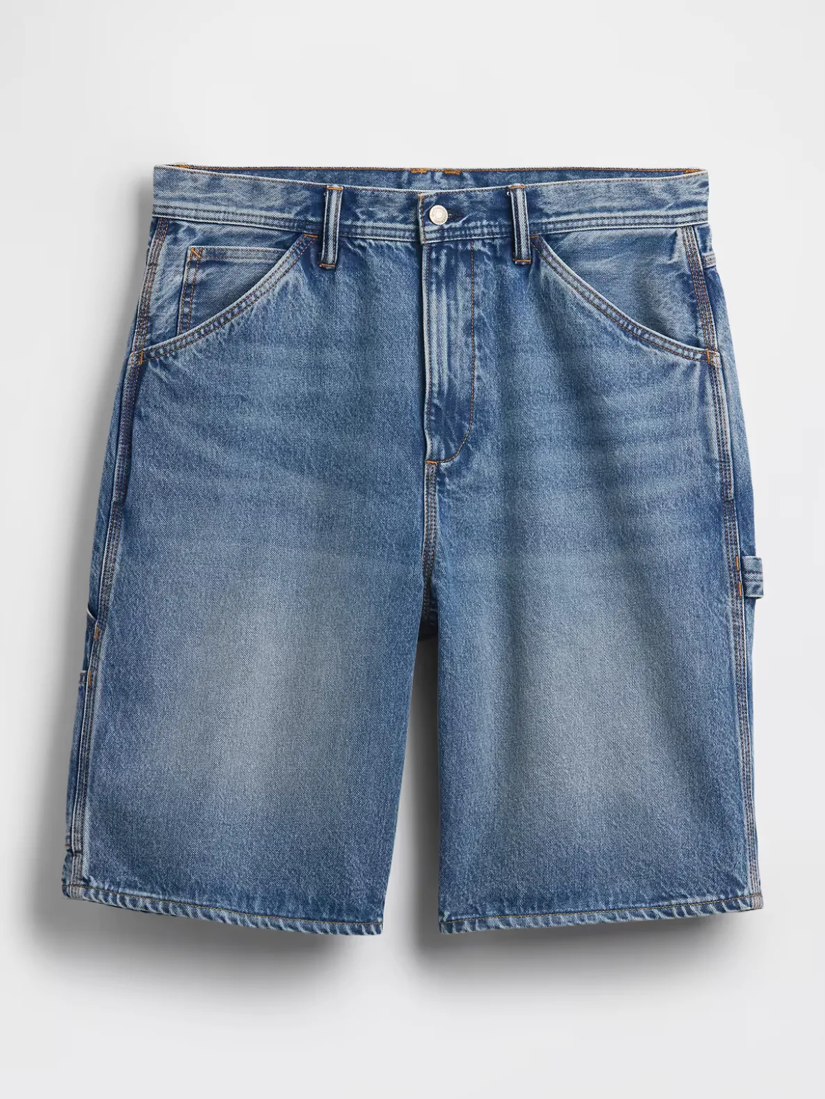 10.5" Baggy Denim Carpenter Shorts