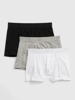 3" Boxer Brief Trunks (3-Pack)