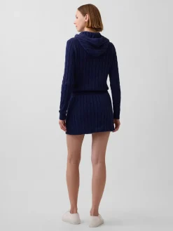 100% Cotton Cable-Knit Mini Skort