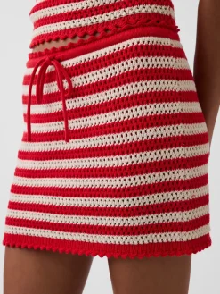 100% Cotton Crochet Easy Mini Skort