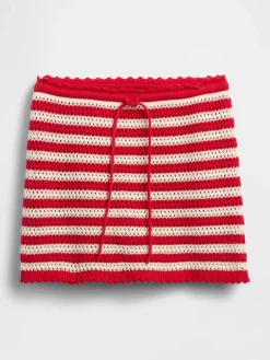 100% Cotton Crochet Easy Mini Skort