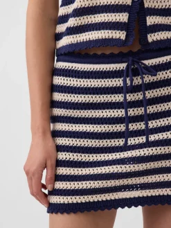 100% Cotton Crochet Easy Mini Skort