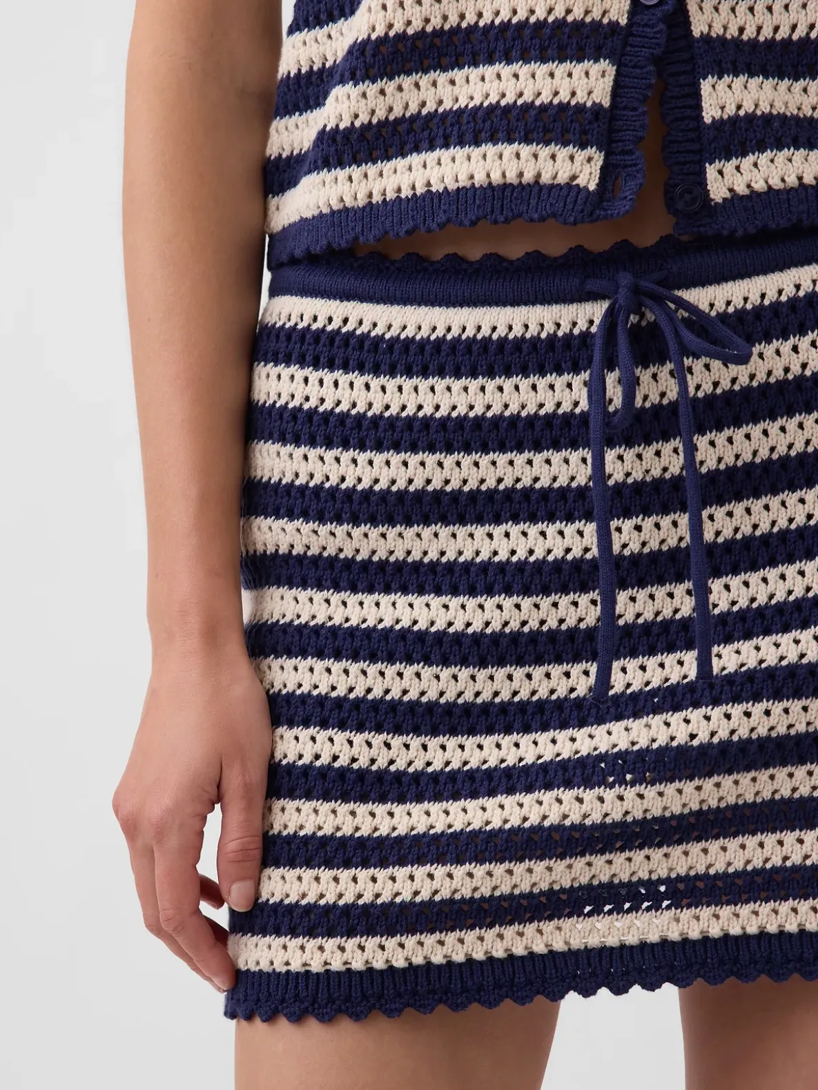100% Cotton Crochet Easy Mini Skort