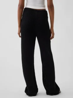 100% Cotton Crochet Sweater Pants