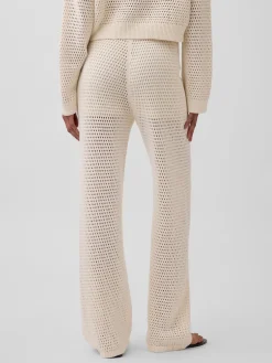 100% Cotton Crochet Sweater Pants