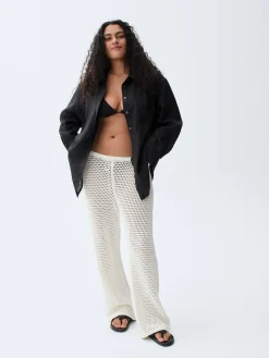 100% Cotton Crochet Sweater Pants