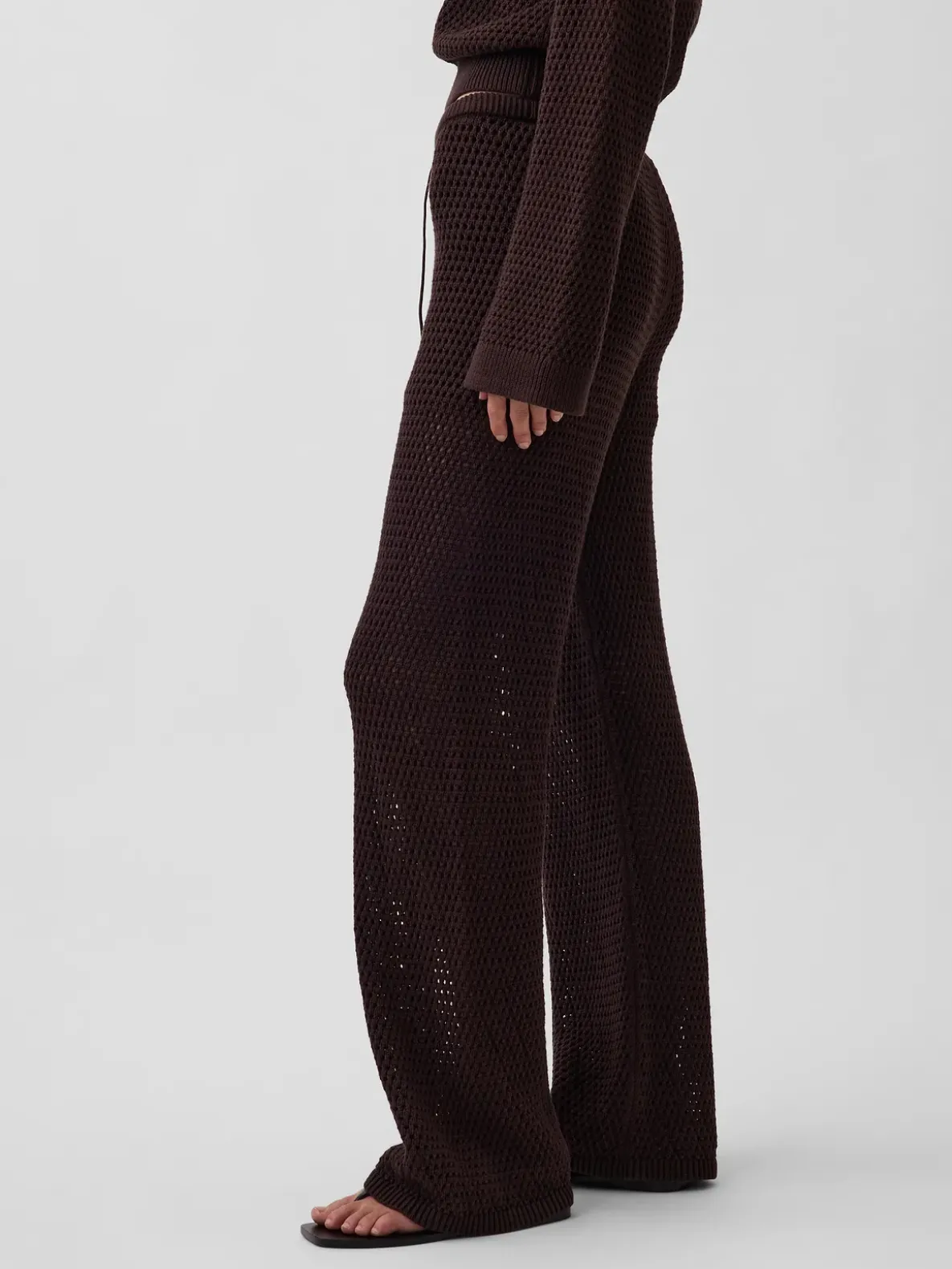100% Cotton Crochet Sweater Pants
