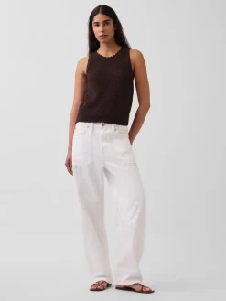 100% Cotton Crochet Tank Top