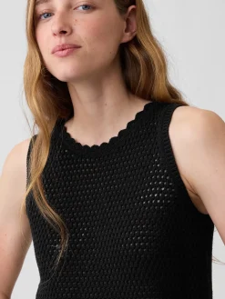 100% Cotton Crochet Tank Top