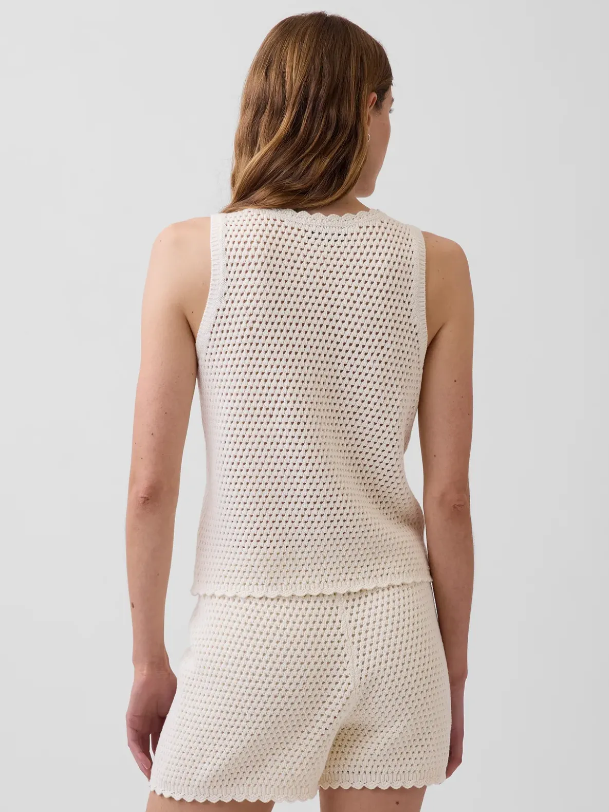 100% Cotton Crochet Tank Top