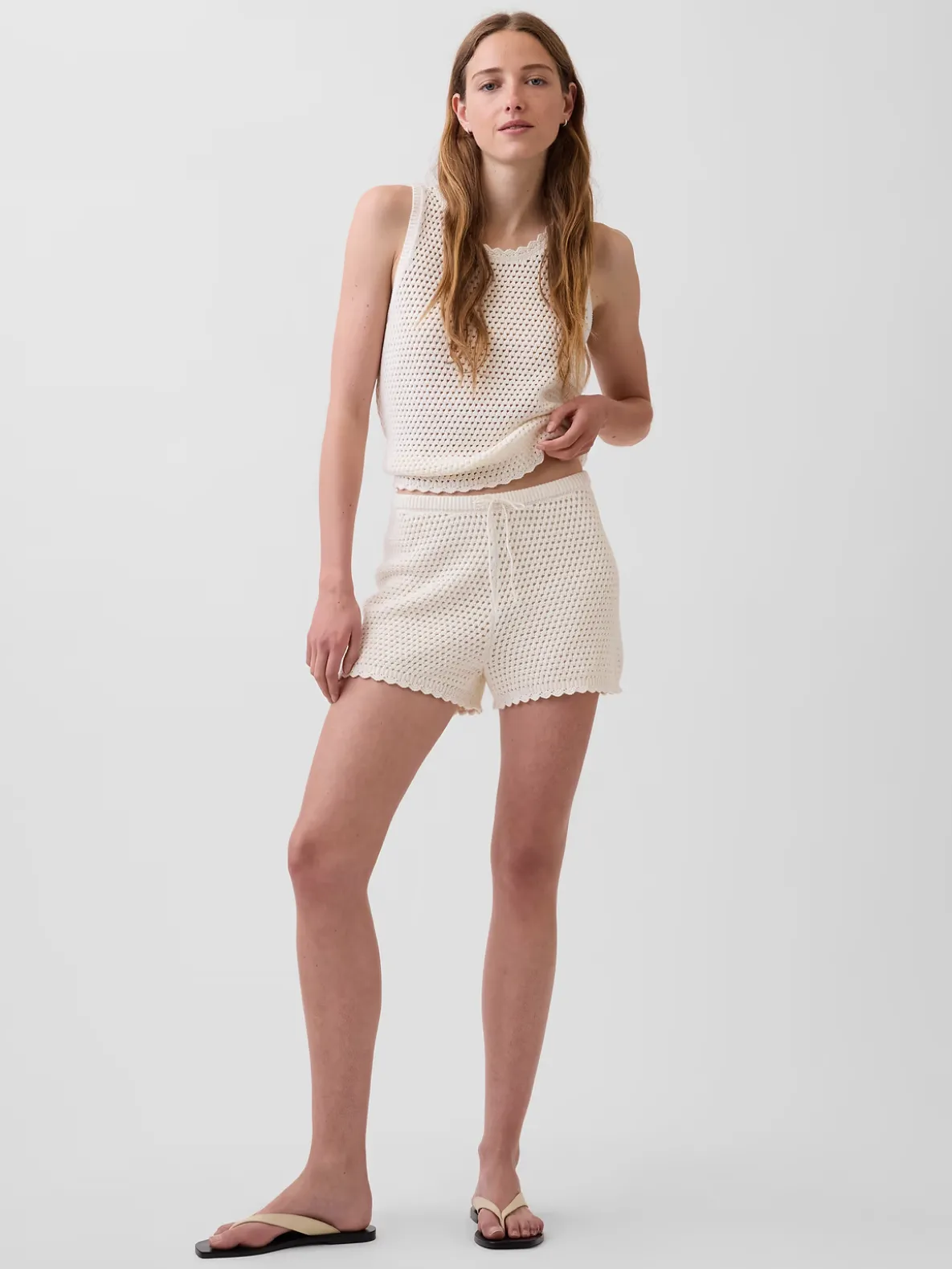 100% Cotton Crochet Tank Top