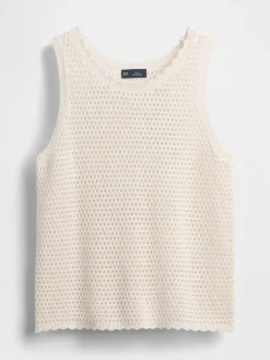 100% Cotton Crochet Tank Top