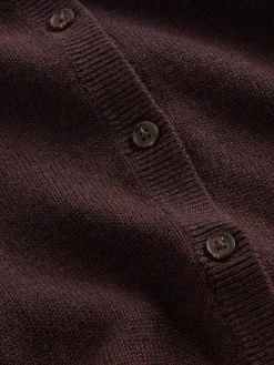 100% Cotton Relaxed Crop Cardigan Sweater