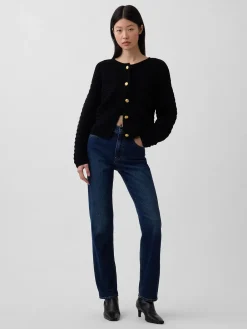 100% Cotton Textured Sweater Jacket
