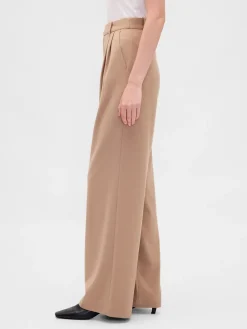 365 High Rise Brushed Twill Pleated Trousers