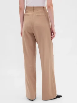 365 High Rise Brushed Twill Pleated Trousers
