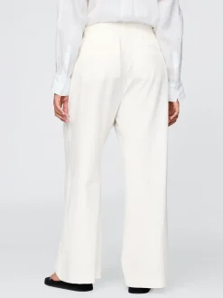 365 High Rise Linen-Blend Trousers