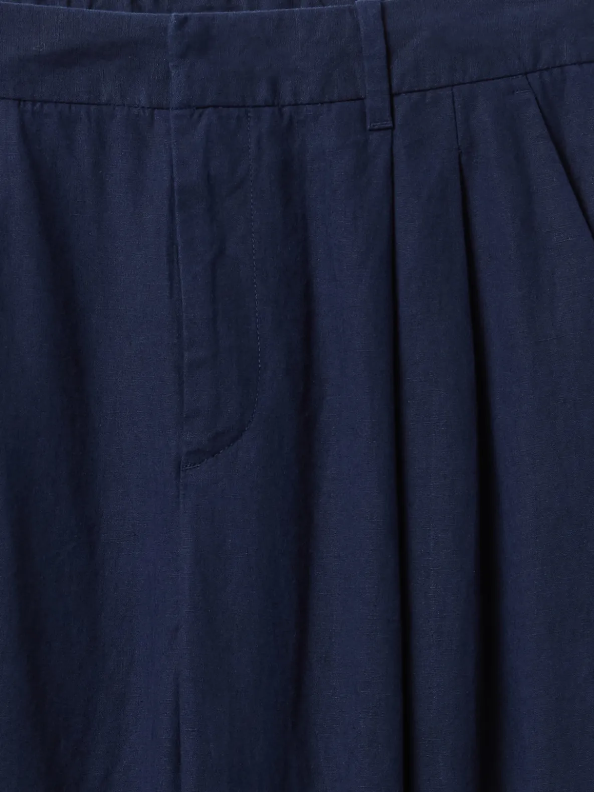 365 High Rise Linen-Blend Trousers