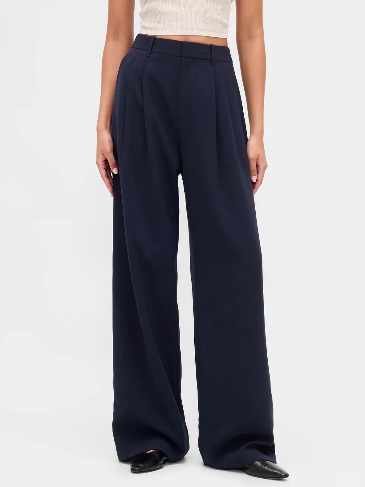 365 High Rise Pleated Trousers