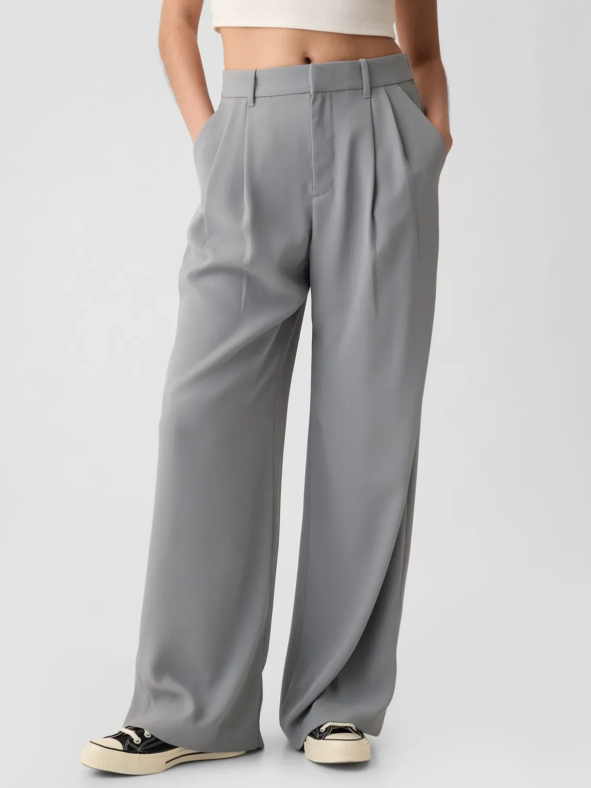 365 High Rise Pleated Trousers