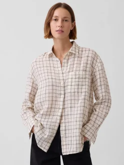 100% Linen Oversized Shirt