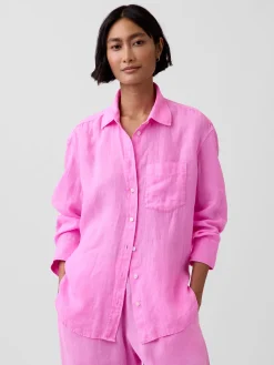 100% Linen Oversized Shirt