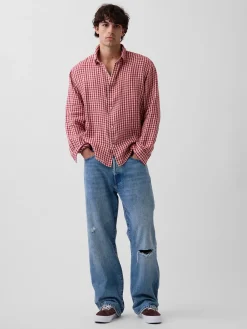 100% Linen Relaxed Shirt