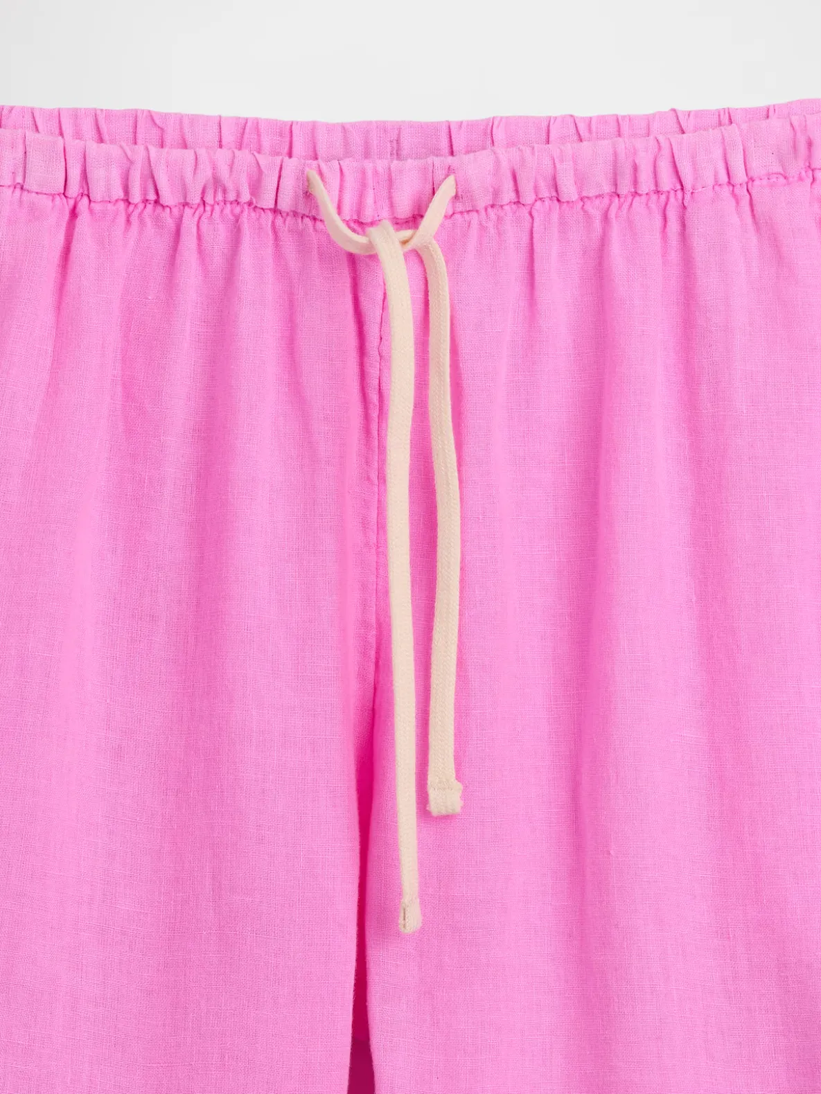 6" Linen-Blend Easy Shorts