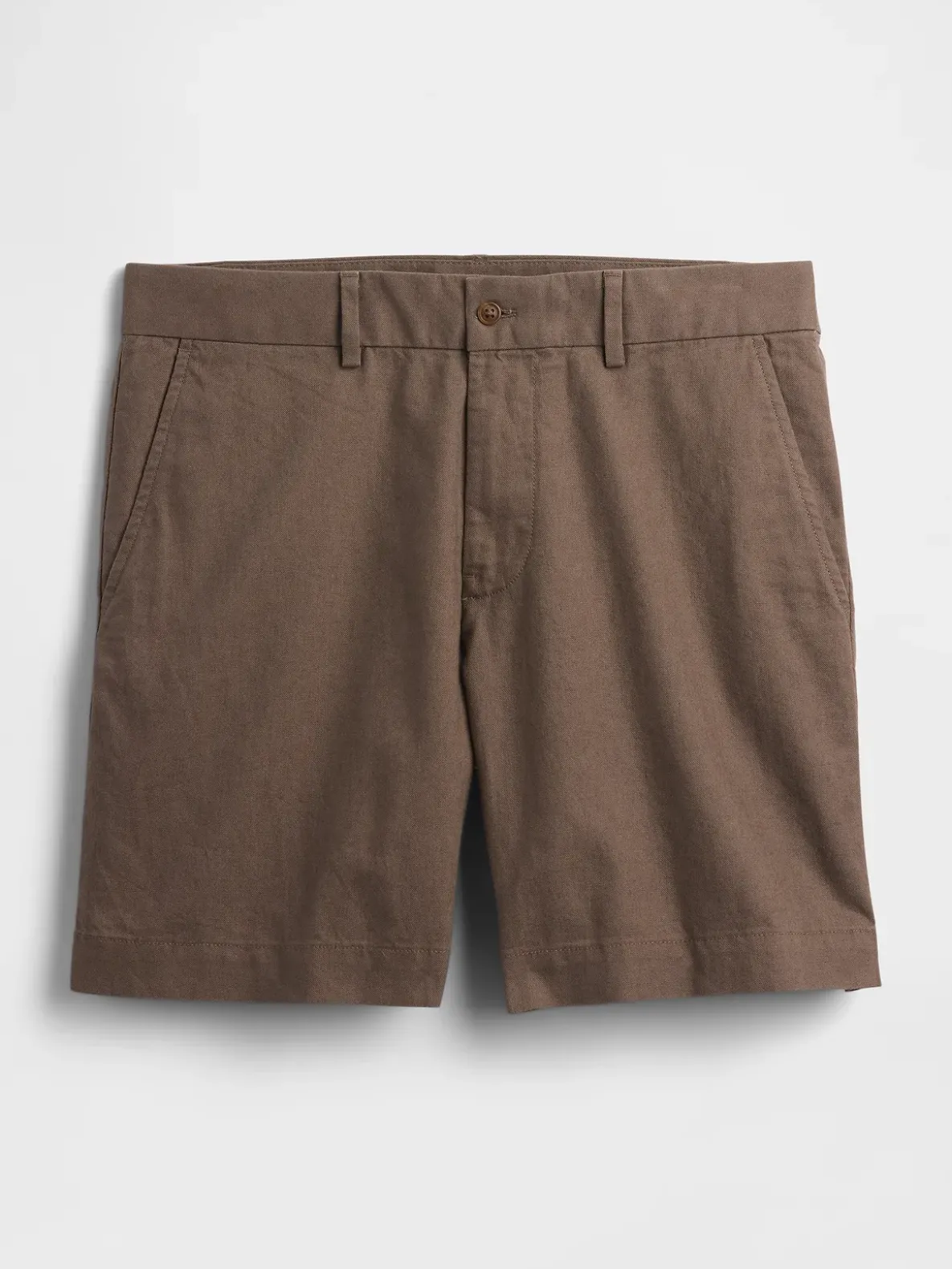7.5" Linen-Cotton Shorts
