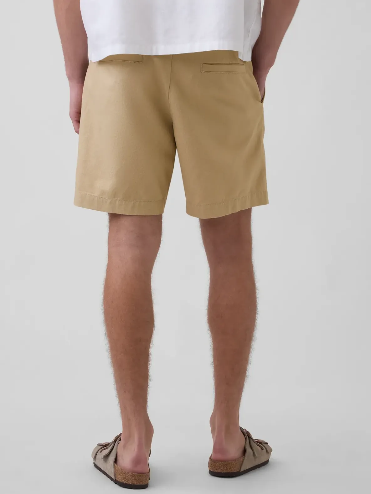 7.5" Linen-Cotton Shorts
