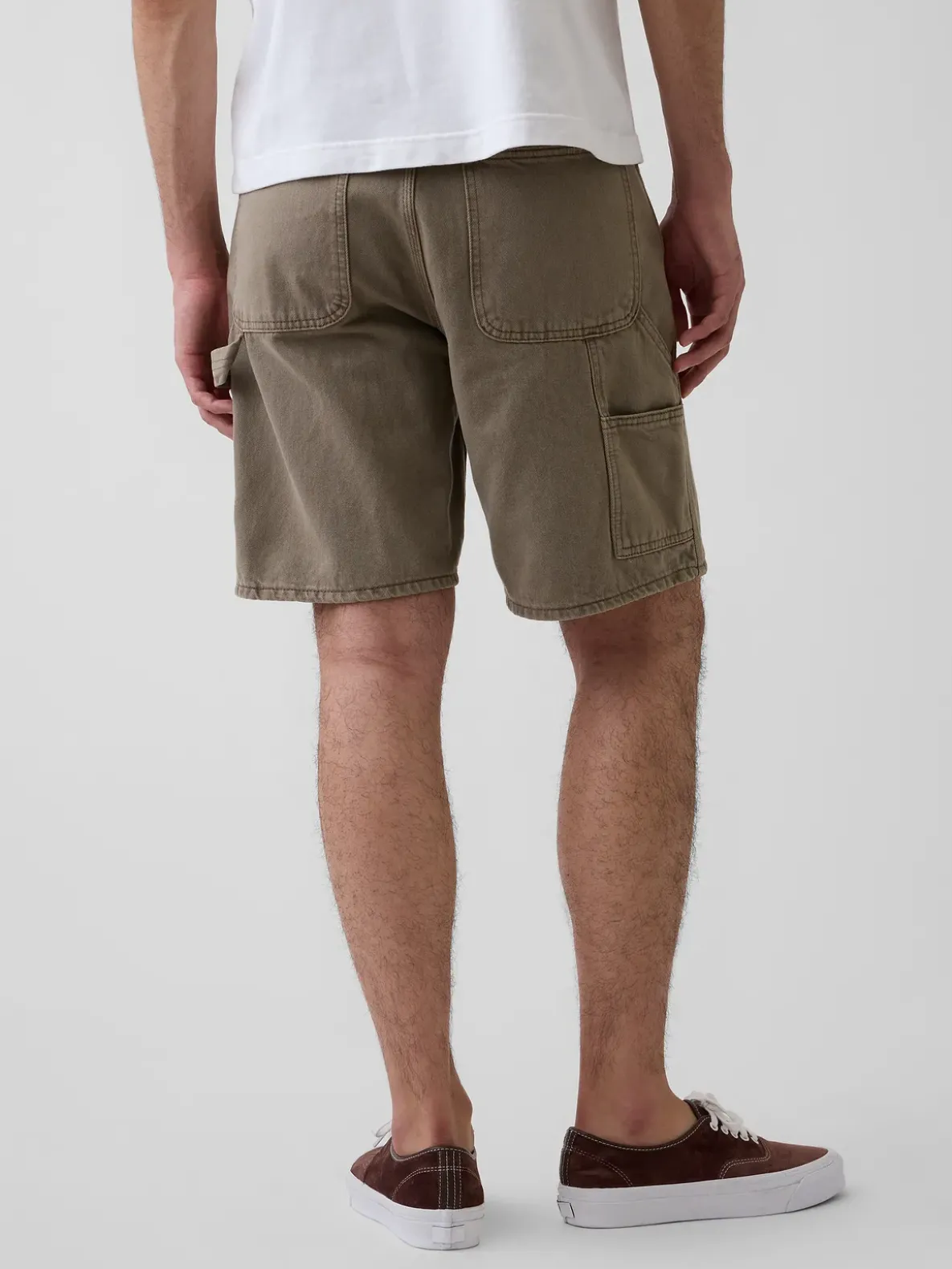 9" Loose Denim Carpenter Shorts