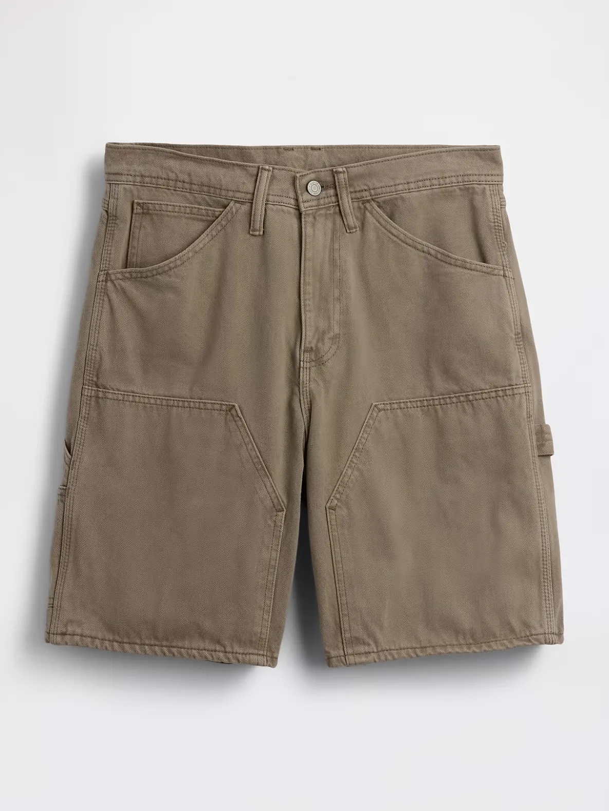 9" Loose Denim Carpenter Shorts