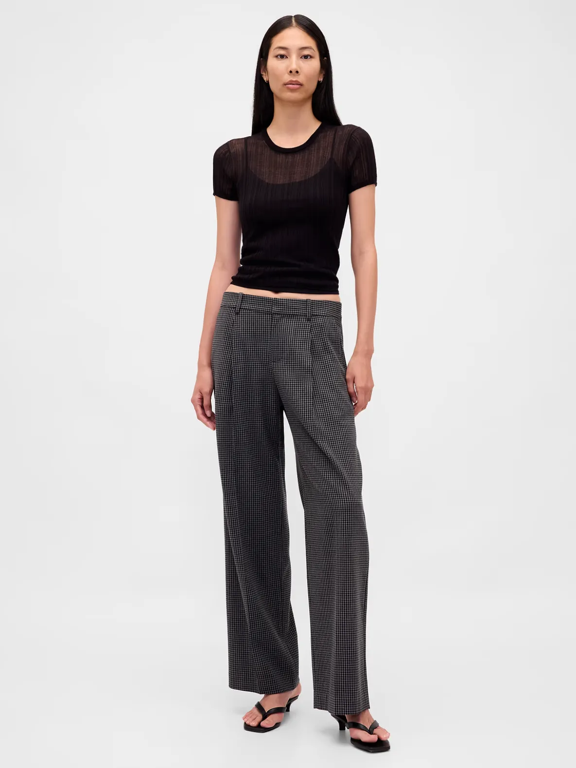 365 Low Rise Brushed Twill Pleated Trousers