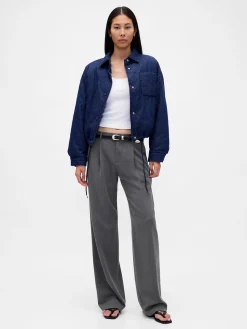 365 Low Rise Brushed Twill Pleated Trousers