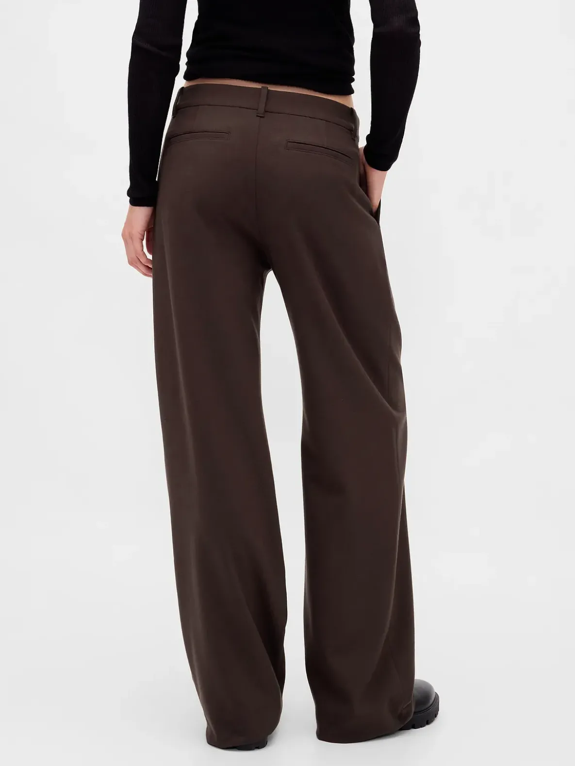 365 Low Rise Brushed Twill Pleated Trousers