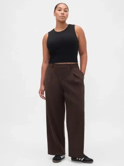365 Low Rise Brushed Twill Pleated Trousers