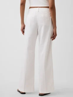 365 Low Rise Linen-Blend Trousers