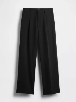 365 Low Rise Pleated Wide-Leg Trousers