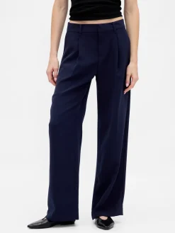 365 Low Rise Pleated Wide-Leg Trousers