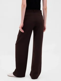 365 Low Rise Pleated Wide-Leg Trousers