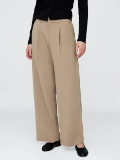 365 Low Rise Pleated Wide-Leg Trousers