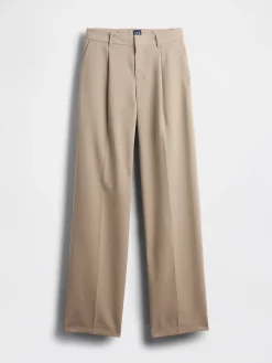 365 Low Rise Pleated Wide-Leg Trousers
