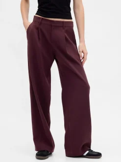 365 Low Rise Pleated Wide-Leg Trousers