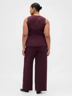 365 Low Rise Pleated Wide-Leg Trousers