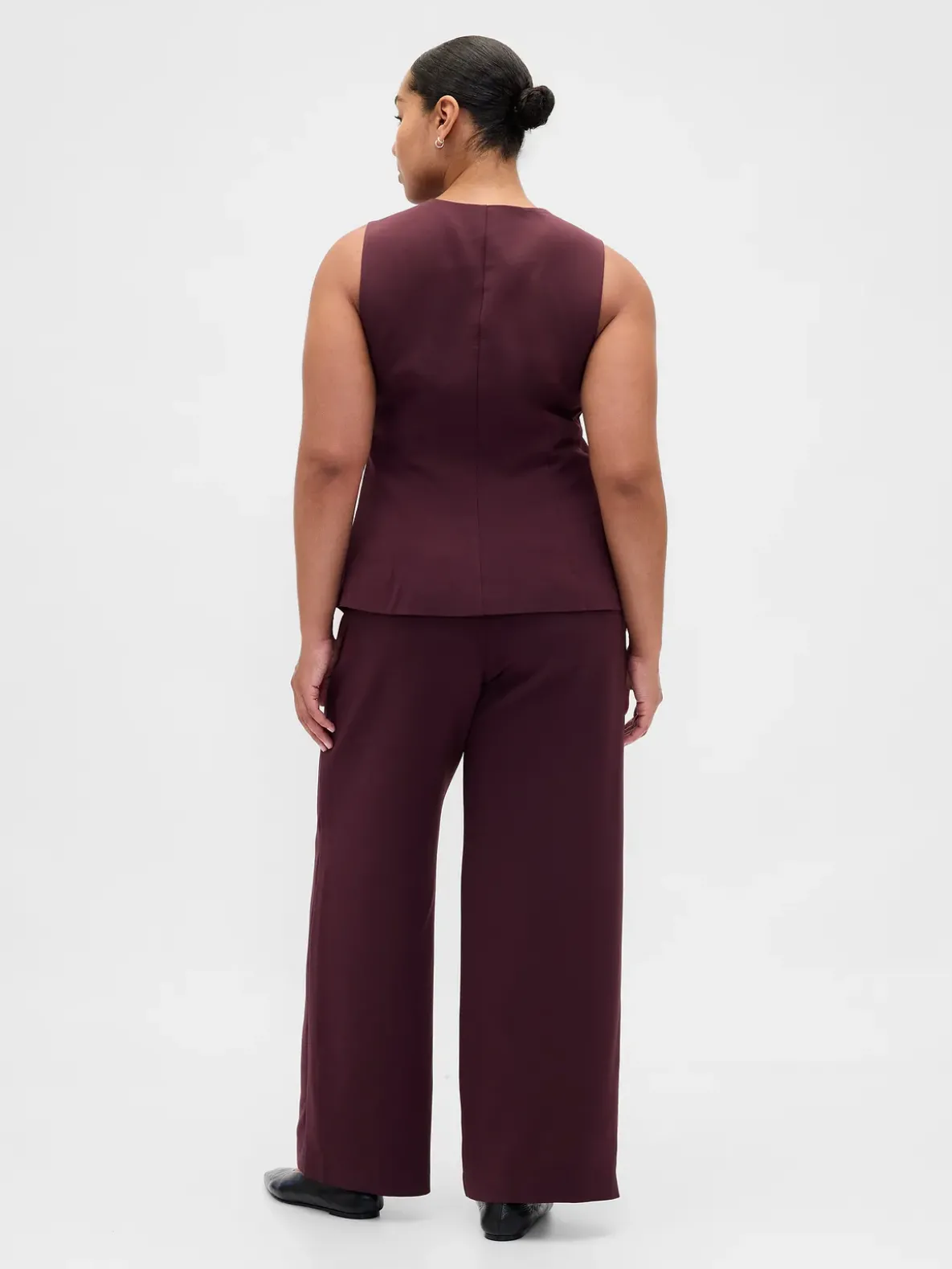 365 Low Rise Pleated Wide-Leg Trousers