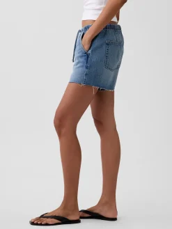 3.5” Low Slung Easy Denim Shorts