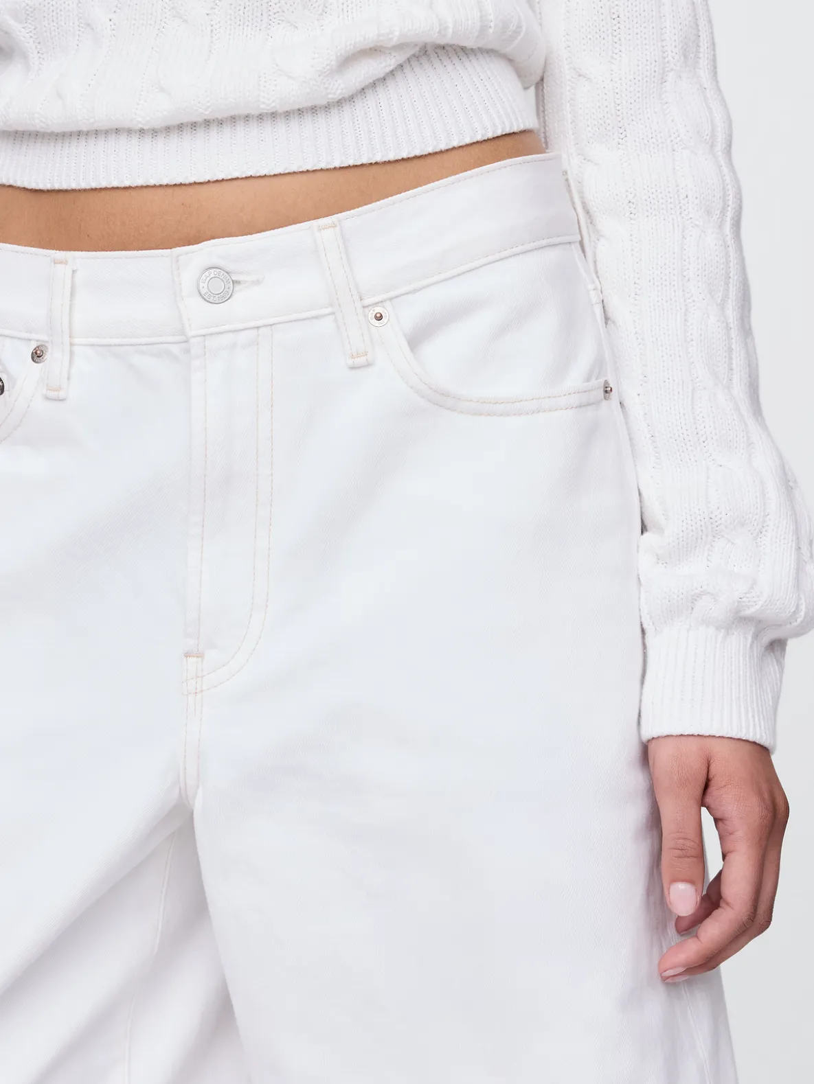 11" Mid Rise Longline Denim Shorts