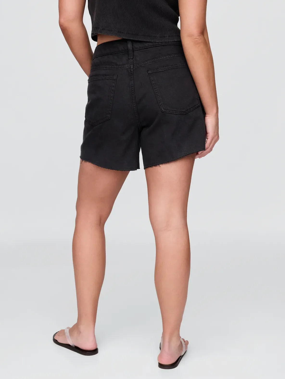 4" Mid Rise UltraSoft Relaxed Cutoff Shorts