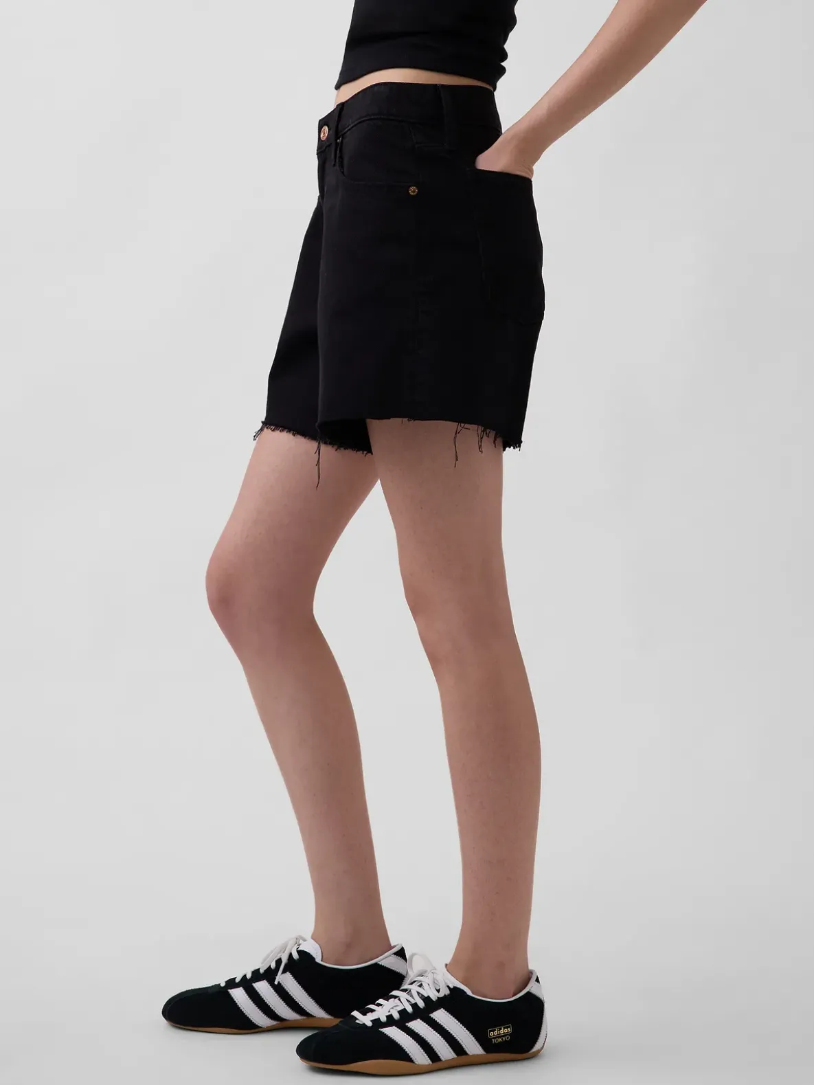 4" Mid Rise UltraSoft Relaxed Cutoff Shorts